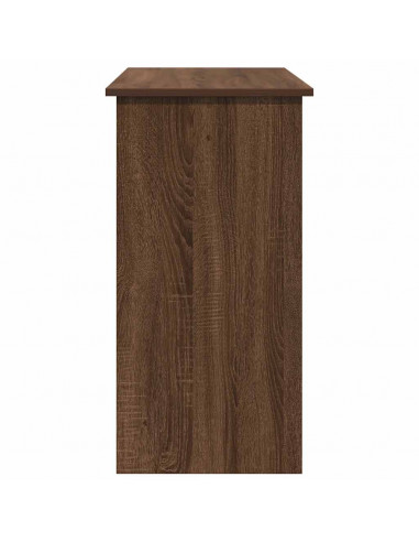 Scrivania Rovere Marrone 80x40x75 cm in Legno Multistrato