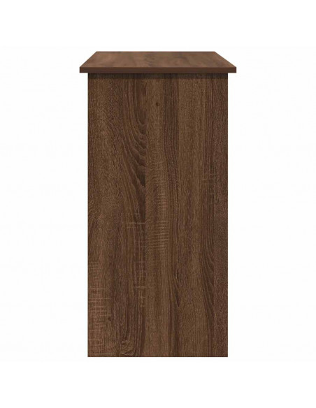 Scrivania Rovere Marrone 80x40x75 cm in Legno Multistrato