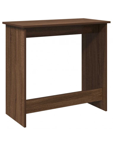 Scrivania Rovere Marrone 80x40x75 cm in Legno Multistrato
