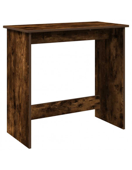 Scrivania Rovere Fumo 80x40x75 cm in Legno Multistrato