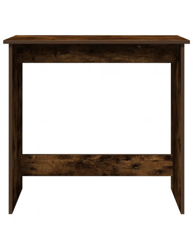 Scrivania Rovere Fumo 80x40x75 cm in Legno Multistrato