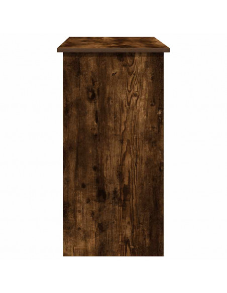 Scrivania Rovere Fumo 80x40x75 cm in Legno Multistrato
