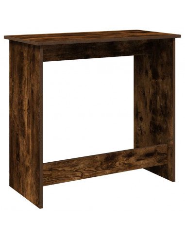 Scrivania Rovere Fumo 80x40x75 cm in Legno Multistrato