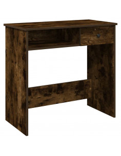 Scrivania Rovere Fumo 80x40x75 cm in Legno Multistrato