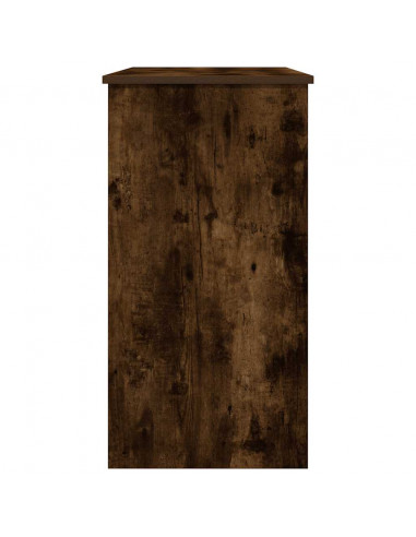 Scrivania Rovere Fumo 80x40x75 cm in Legno Multistrato
