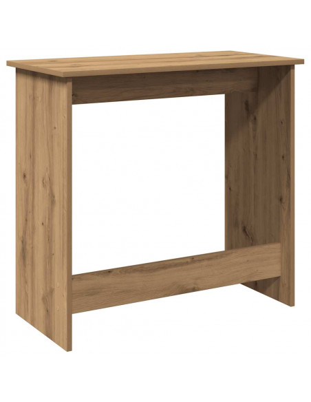Scrivania Rovere Artigianale 80x40x75 cm in Legno Multistrato