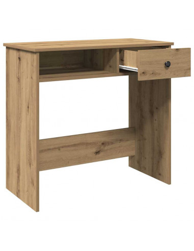 Scrivania Rovere Artigianale 80x40x75 cm in Legno Multistrato