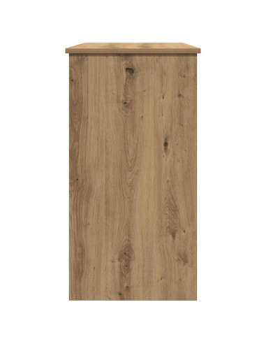 Scrivania Rovere Artigianale 80x40x75 cm in Legno Multistrato