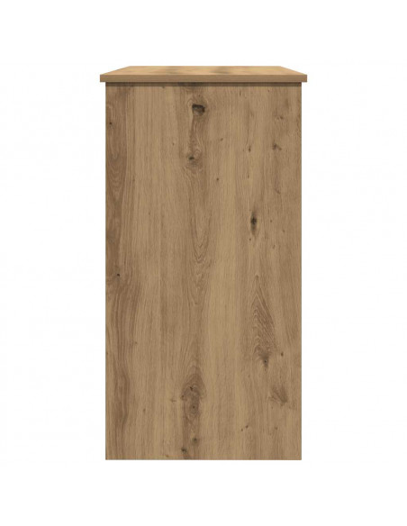 Scrivania Rovere Artigianale 80x40x75 cm in Legno Multistrato