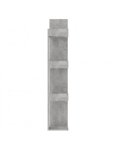 Libreria Grigio Cemento 86x25,5x140 cm in Truciolato