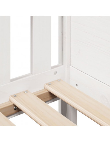 Giroletto per Bambini con Cassetti 90x190cm Legno Massello Pino