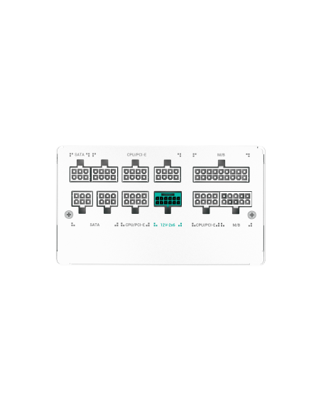DEEPCOOL ALIM. PN750-M 750W WH GOLD ATX3.1 PCIe 5.1 F.MODULARE  R-PN750M-FC