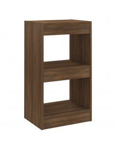 Libreria/Divisorio Rovere Marrone 40x30x72 cm