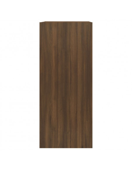 Libreria/Divisorio Rovere Marrone 40x30x72 cm