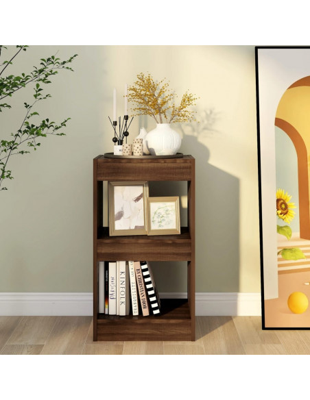 Libreria/Divisorio Rovere Marrone 40x30x72 cm