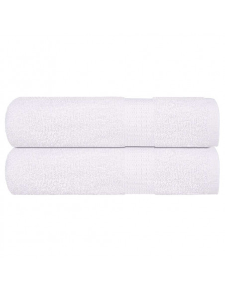 Asciugamani 2 pz Bianchi 50x100 cm 360 g/m² 100% Cotone