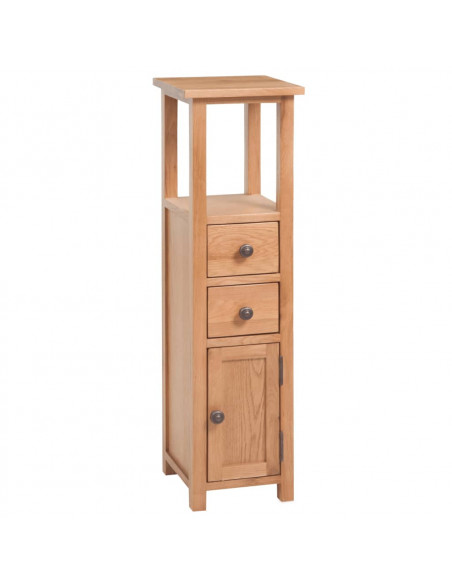 Armadietto per Angolo 26x26x94 cm in Massello di Rovere