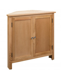 Armadietto ad Angolo 80x33,5x78 cm in Massello di Rovere