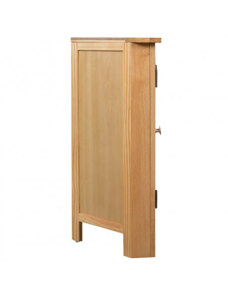 Armadietto ad Angolo 80x33,5x78 cm in Massello di Rovere