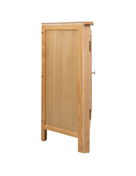 Armadietto ad Angolo 59x45x80 cm in Massello di Rovere
