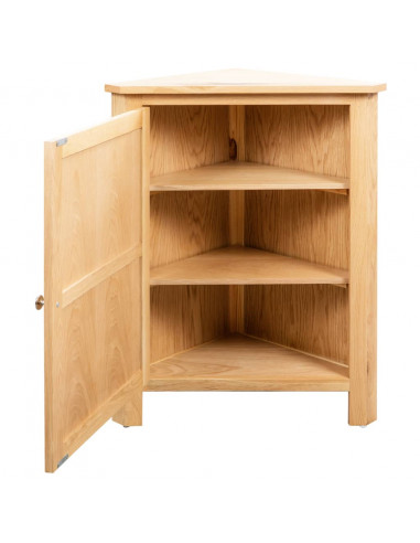 Armadietto ad Angolo 59x45x80 cm in Massello di Rovere