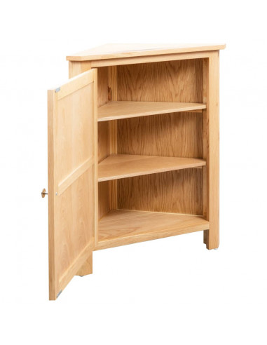 Armadietto ad Angolo 59x45x80 cm in Massello di Rovere
