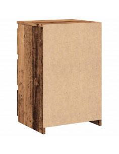 Comodino Legno Antico 40x35x62,5 cm in Legno Multistrato
