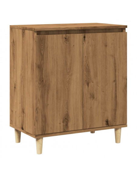 Credenza Rovere Artigianale 60x35x70 cm in Legno Multistrato