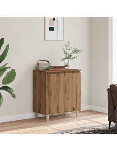 Credenza Rovere Artigianale 60x35x70 cm in Legno Multistrato