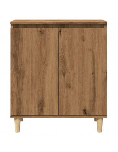 Credenza Rovere Artigianale 60x35x70 cm in Legno Multistrato