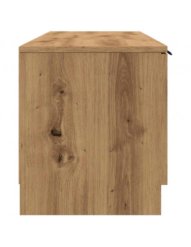 Mobile Porta TV Rovere Artigianale 140x35x40 cm in Truciolato