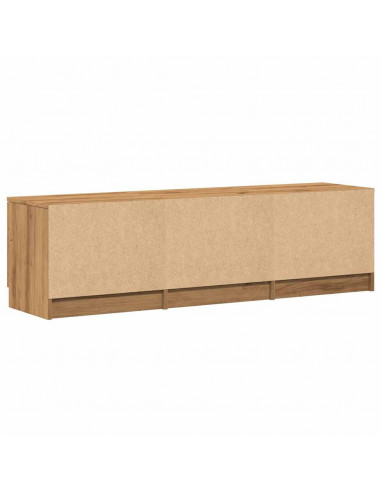 Mobile Porta TV Rovere Artigianale 140x35x40 cm in Truciolato