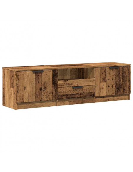 Mobile Porta TV in Legno Vecchio 140x35x40 cm in Truciolato