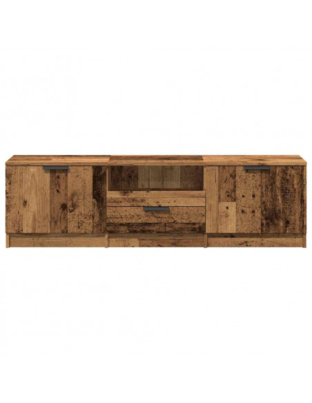 Mobile Porta TV in Legno Vecchio 140x35x40 cm in Truciolato