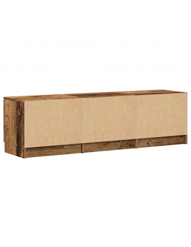 Mobile Porta TV in Legno Vecchio 140x35x40 cm in Truciolato
