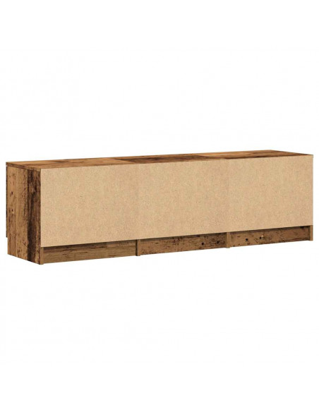 Mobile Porta TV in Legno Vecchio 140x35x40 cm in Truciolato