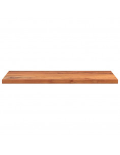 Piano Tavolo 110x50x2,5cm Rettangolare Legno Massello Acacia 2
