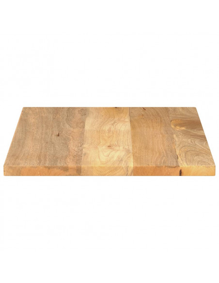 Piano per Tavolo 90x70x2,5 cm Rettangolare Legno Massello Mango