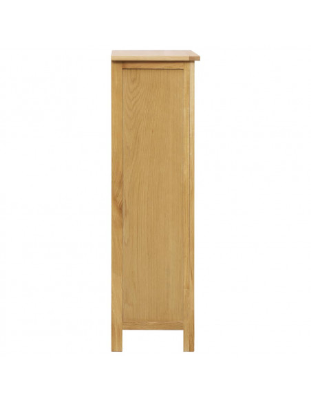 Scarpiera 76x37x105 cm in Legno Massello di Rovere