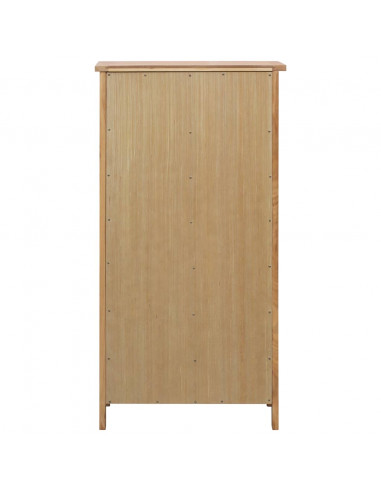 Scarpiera 76x37x105 cm in Legno Massello di Rovere