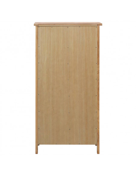 Scarpiera 76x37x105 cm in Legno Massello di Rovere