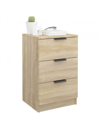 Comodino Rovere Sonoma 40x36x65 cm