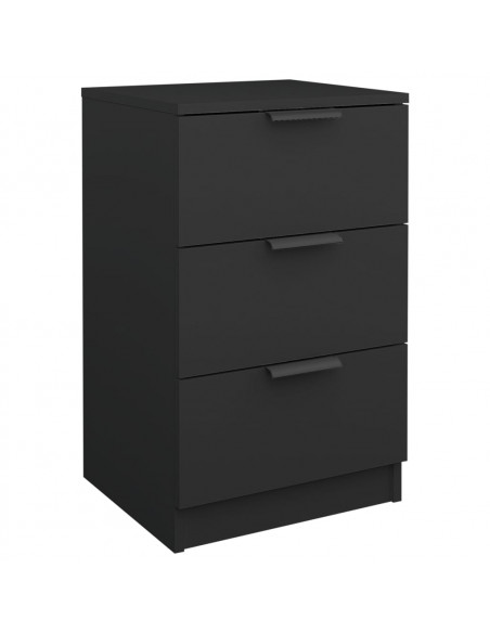 Comodino Nero 40x36x65 cm