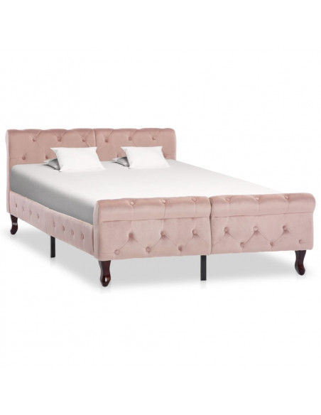 Giroletto Rosa in Velluto 120x200 cm