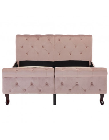 Giroletto Rosa in Velluto 120x200 cm