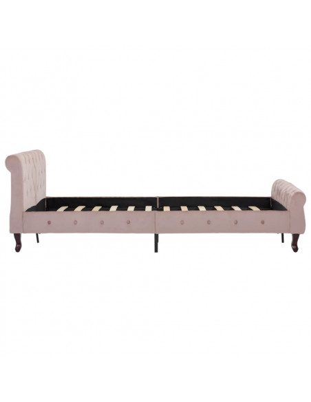 Giroletto Rosa in Velluto 120x200 cm