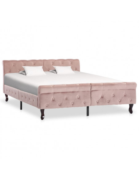 Giroletto Rosa in Velluto 140x200 cm