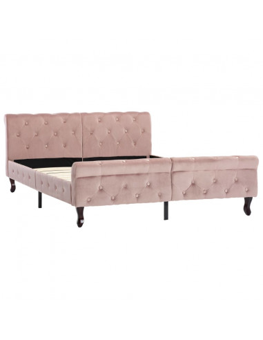 Giroletto Rosa in Velluto 140x200 cm