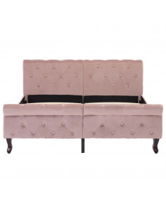 Giroletto Rosa in Velluto 140x200 cm 2
