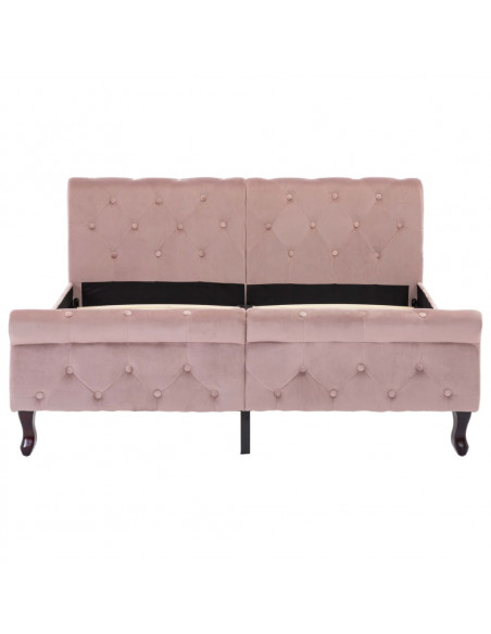 Giroletto Rosa in Velluto 140x200 cm